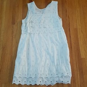 Eyelet cotton dress